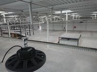 ILUMINCACIOIN EN NAVE INDUSTRIAL CON PANTALLAS LED